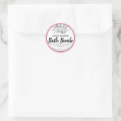  Floral Bath Bomb Label Handgemaakt (Tas)
