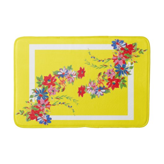 Floral Bath Mat (Voorkant)
