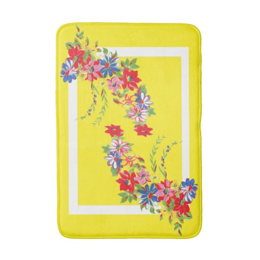 Floral Bath Mat (Voorkant Verticaal)