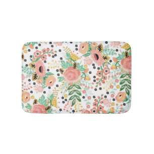  Floral Bath Mat