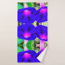 Floral Bath Towel Set