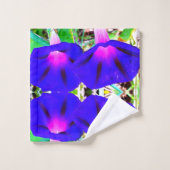  Floral Bath Towel Set Bad Handdoek (Wasdoekje)