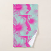 Floral Bath Towel Set Bad Handdoek (Handdoek)