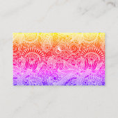 Floral Batik Motif Visitekaartje (Voorkant)