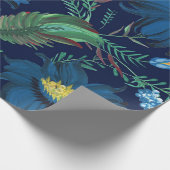 Floral Batik schildert Oekraïense folk schildersti Cadeaupapier (Hoek)