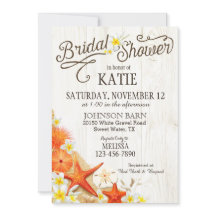 Floral Beach en Seashells Rustisch Vrijgezellenfee