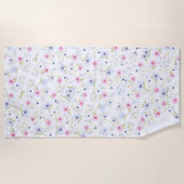 Floral Beach Towel Spring Strandlaken (Voorkant)