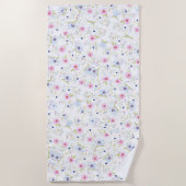Floral Beach Towel Spring Strandlaken (Voorkant)