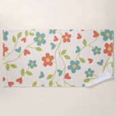 Floral Beach Towel Strandlaken (Voorkant)
