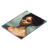 Floral Beauful Fantasy Vrouw Journal Notitieboek (Linkerzijde)