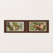 Floral Beauties 50 en 49 bladwijzer Visitekaartje (Buitenkant ongevouwen)