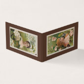 Floral Beauties 50 en 49 bladwijzer Visitekaartje (Buitenkant)