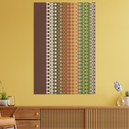 Floral Beauties herzien 3 Canvas Afdruk (Insitu (Woonkamer))