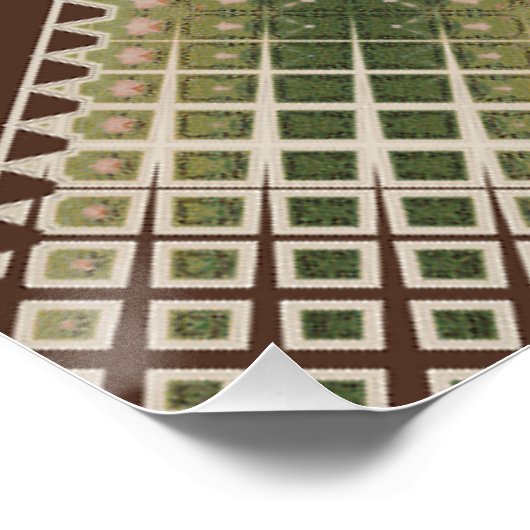 Floral Beauties is 8 uur teruggekomen Perfect Poster (Hoek)