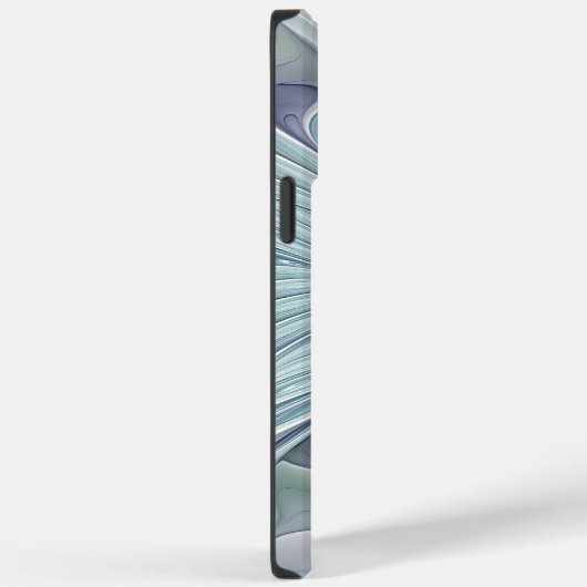 Floral Beauty Abstracte Modern Blue Pastel Flower Case-Mate iPhone Case (Achterkant / Rechts)