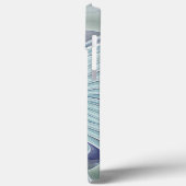 Floral Beauty Abstracte Modern Blue Pastel Flower Case-Mate iPhone Case (Achterkant / Links)