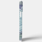 Floral Beauty Abstracte Modern Blue Pastel Flower Case-Mate iPhone Case (Achterkant / Rechts)