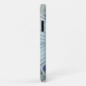 Floral Beauty Abstracte Modern Blue Pastel Flower Case-Mate iPhone Case (Achterkant/rechts)