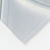 Floral Beauty Abstracte Modern Blue Pastel Flower Fleece Deken (Hoek)