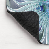 Floral Beauty Abstracte Modern Blue Pastel Flower Muismat (Hoek)