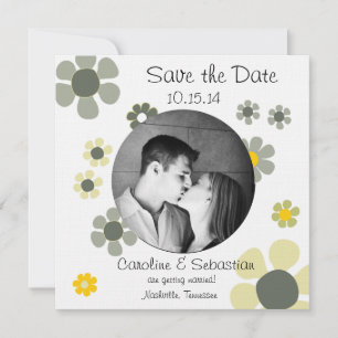 Floral Beauty - bewaar de datumkaart Kaart