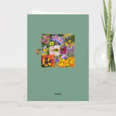 Floral Beauty Collage Aangepaste Tekst Birthday Notitiekaartje (Achterkant)