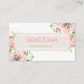 Floral Beauty Consultant Visitekaartje (Voorkant)