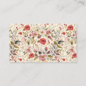 Floral Beauty Consultant Visitekaartje (Achterkant)