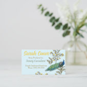 Floral Beauty Consultant Visitekaartje (Staand voorkant)