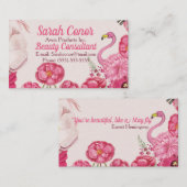Floral Beauty Consultant Visitekaartje (Voorkant / Achterkant)