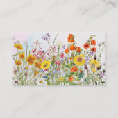 Floral Beauty Consultant Visitekaartje (Achterkant)