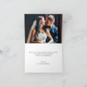 Floral Beauty Editable Color Hartelijk dank Bedankkaart (Binnen)