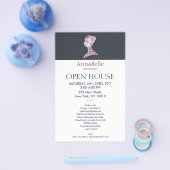 Floral Beauty Girl Salon en Spa Flyer (Enkel)