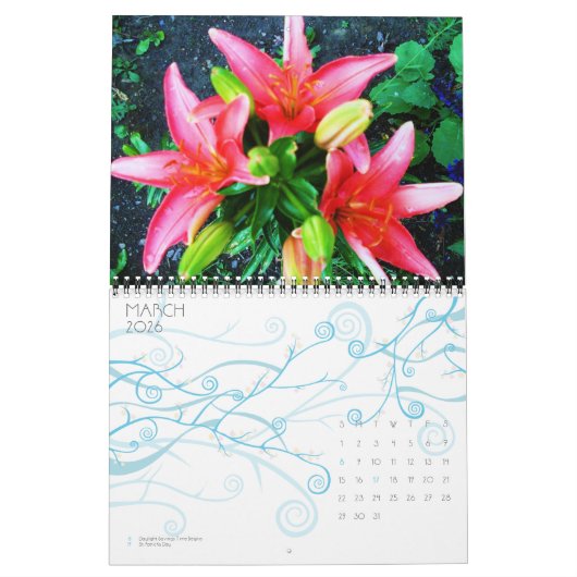 FLORAL BEAUTY-kalender Kalender (Mar 2026)