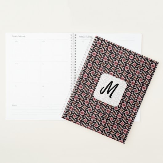 Floral Beauty Monogram Planner (Display)