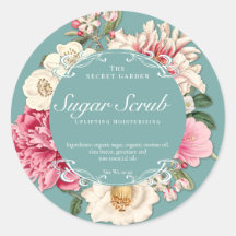  Floral Beauty Productverpakkingslabel