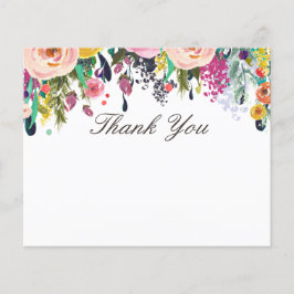 Floral Beauty Salon bedankt Flyer