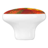 FLORAL BEAUTY STERKE KRACHTKLEUREN KERAMISCHE KNOP (Zijkant)