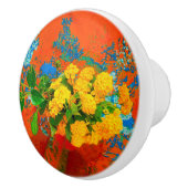 FLORAL BEAUTY STERKE KRACHTKLEUREN KERAMISCHE KNOP (Rechts)