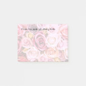 Floral Beauty Sticky Note Pads (Voorkant)