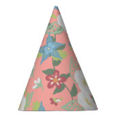 Floral Beauty | Witte bloemen | Alle voorvallen Feesthoedjes (Rechts)