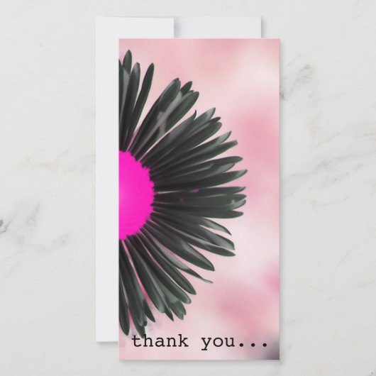 floral bedankkaart (Voorkant)