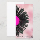 floral bedankkaart (Voorkant / Achterkant)