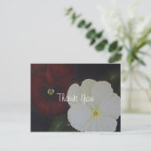 Floral bedankt briefkaart (Staand voorkant)