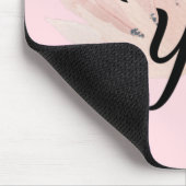 Floral bedankt Gift Muismat (Hoek)