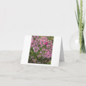 Floral bedankt je kaart (Achterkant)