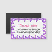 Floral bedankt je verrassende waardering (Voorkant / Achterkant)