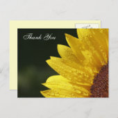 Floral bedankt kaarten (Voorkant / Achterkant)