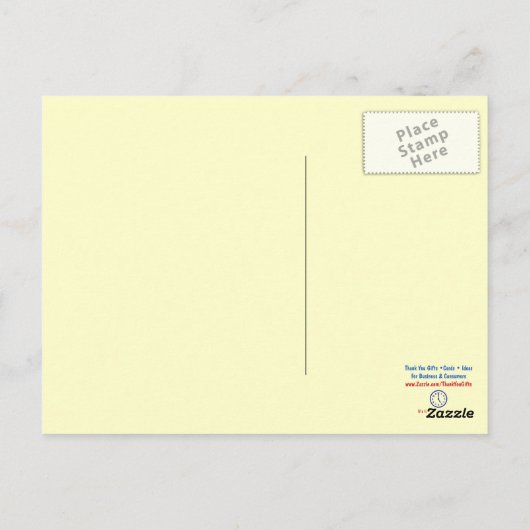 Floral bedankt kaarten (Achterkant)