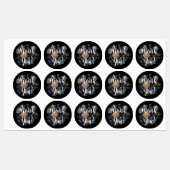 Floral bedankt labels (Vel)